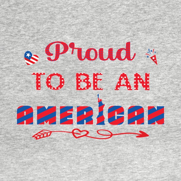 Proud to be an American by donamiart